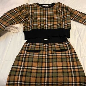 Skirt and Sweater